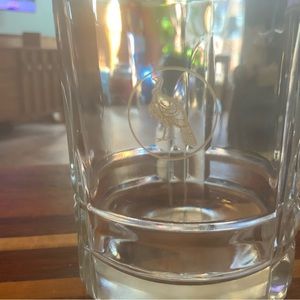 Wild turkey rocks glass